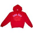 Red Sp5der Worldwide Pullover Hoodie