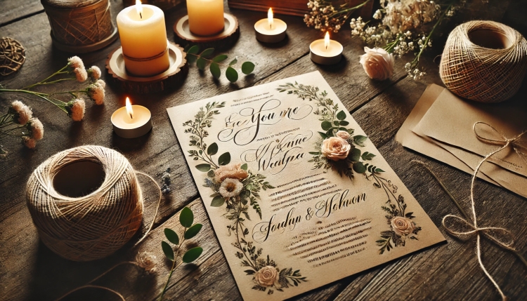 Embracing Rustic Elegance with Wedding Invitations