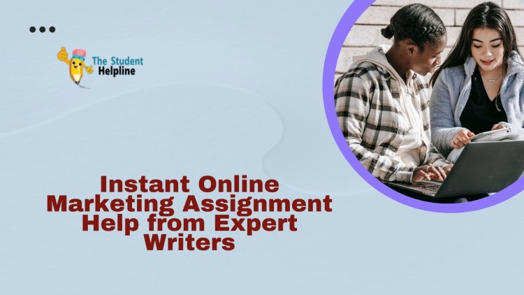 Instant Online Marketing Assignment Help from Expert Writers