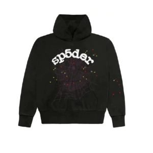 Sp5der Hoodie Black – Redefining Modern Streetwear